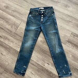 Madewell blue jeans